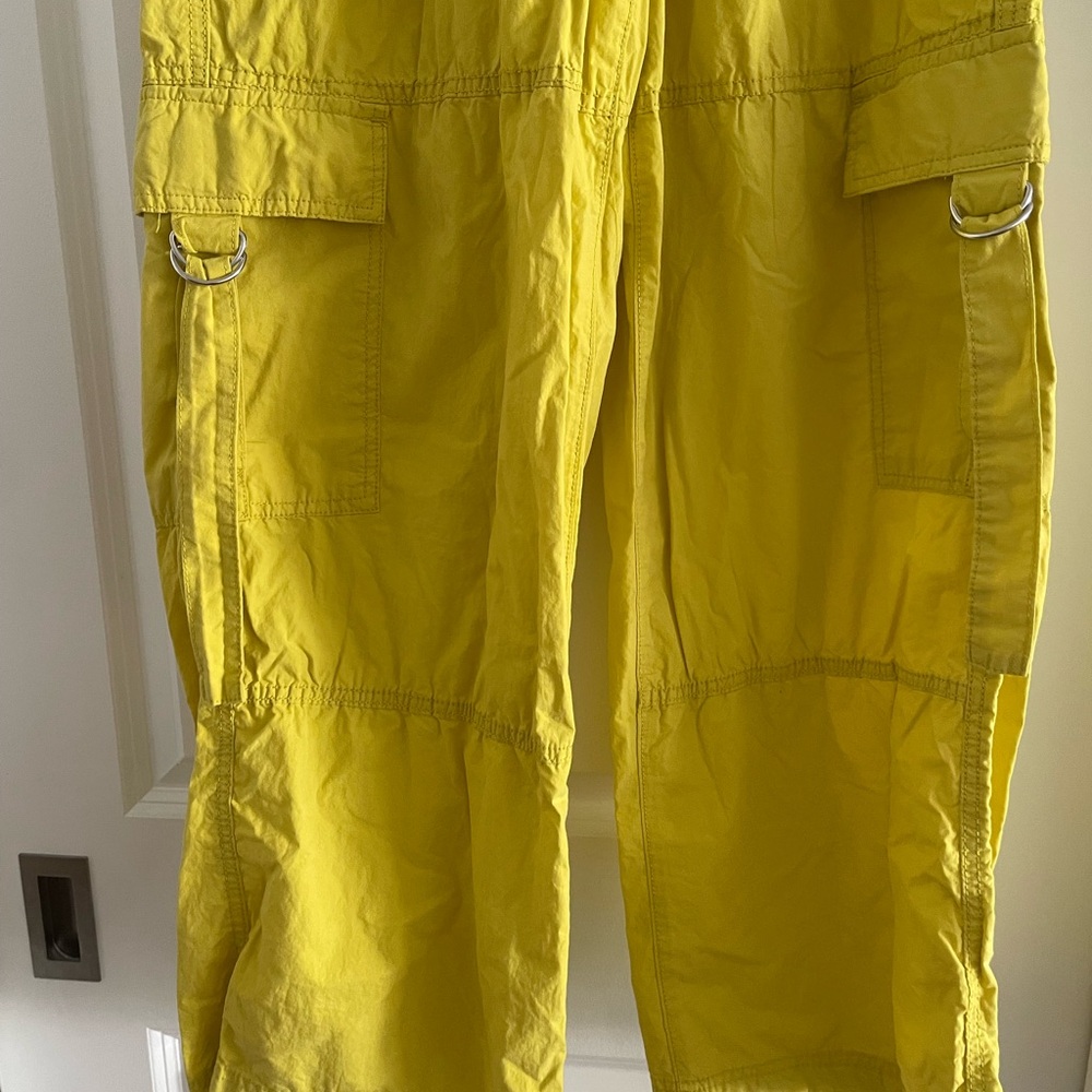 Wild Fable Bright Yellow Cargo Pants - Picture 3 of 7